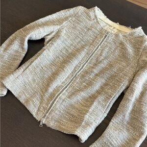 Hartford Metallic Silver Jacket